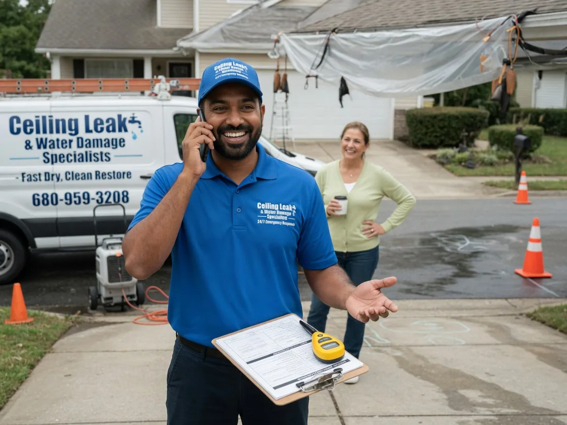 Ceiling Leak Cleanup Bluff City, TN FAQs